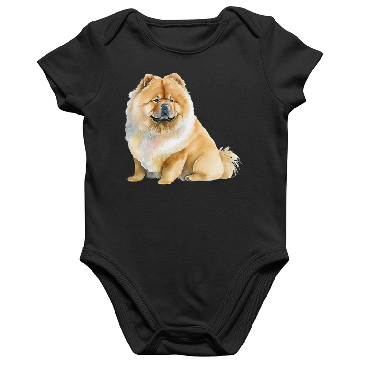 Body Bebê Algodão Chow-chow
