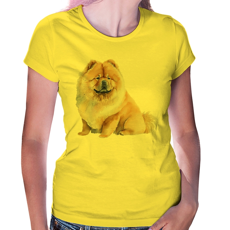 Baby Look Chow-chow - Amarela