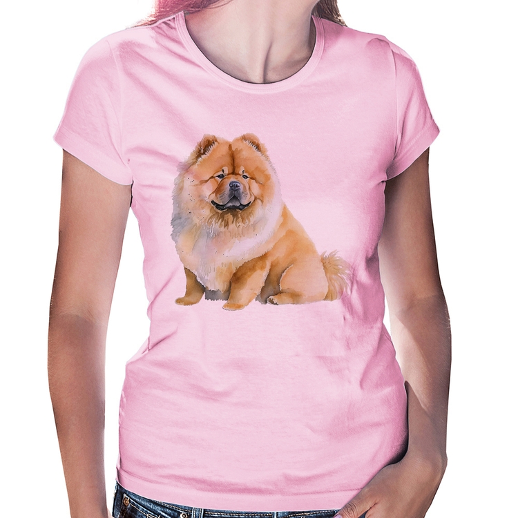 Baby Look Chow-chow - Rosa Bebê