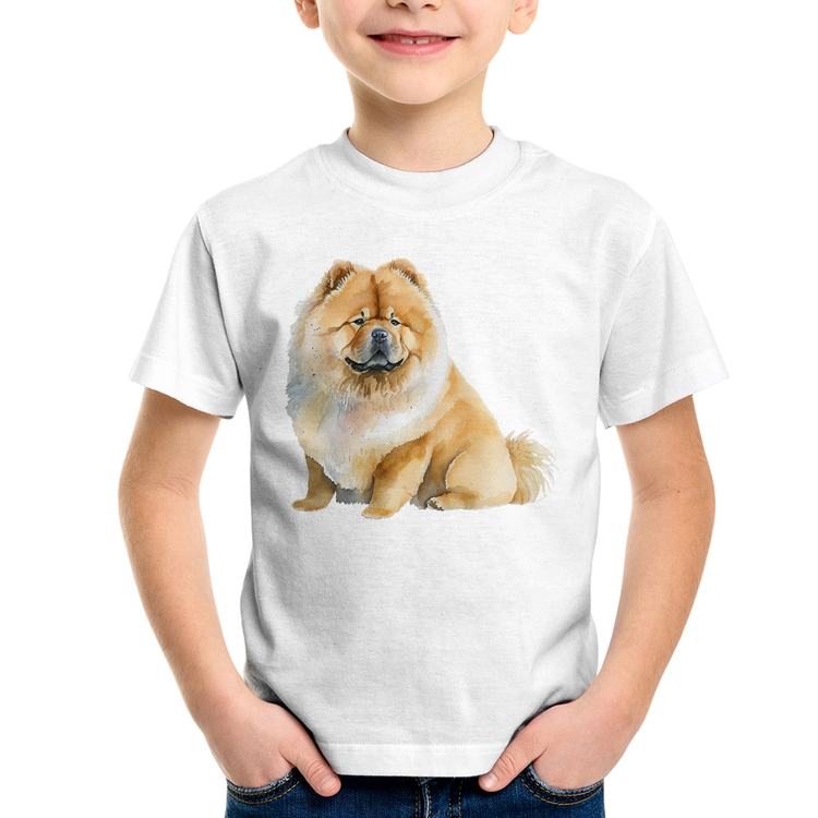 Camiseta Infantil Chow-chow