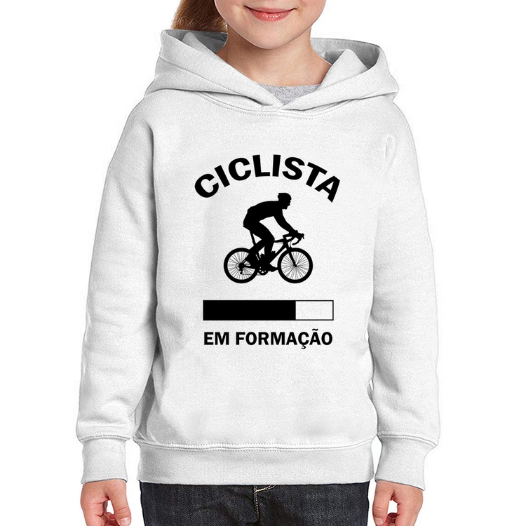 Moletom Infantil Ciclista em formação