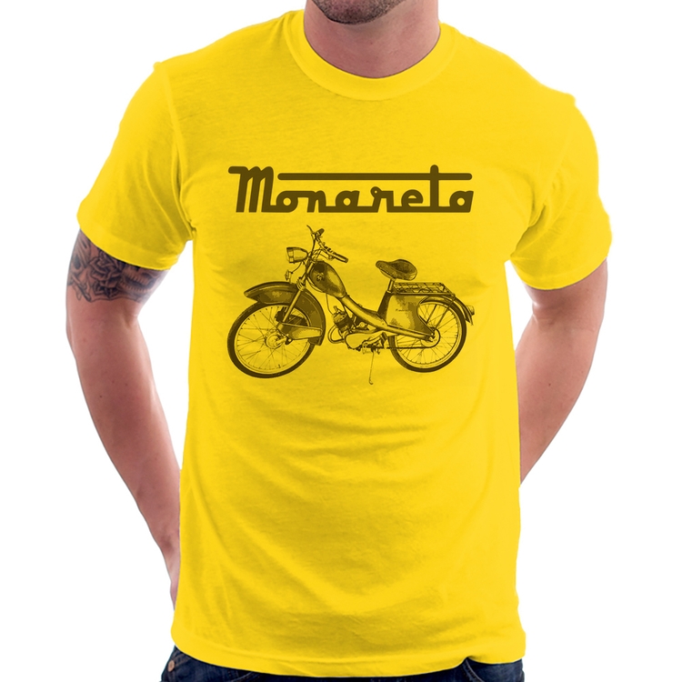 Camiseta Ciclomotor Monareta - Amarela