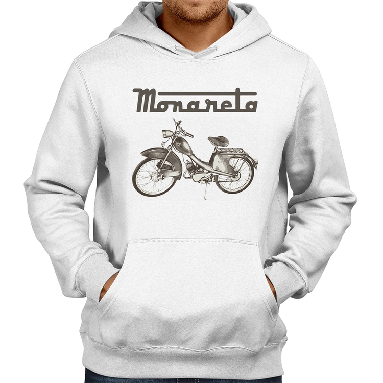 Moletom Ciclomotor Monareta - Branco