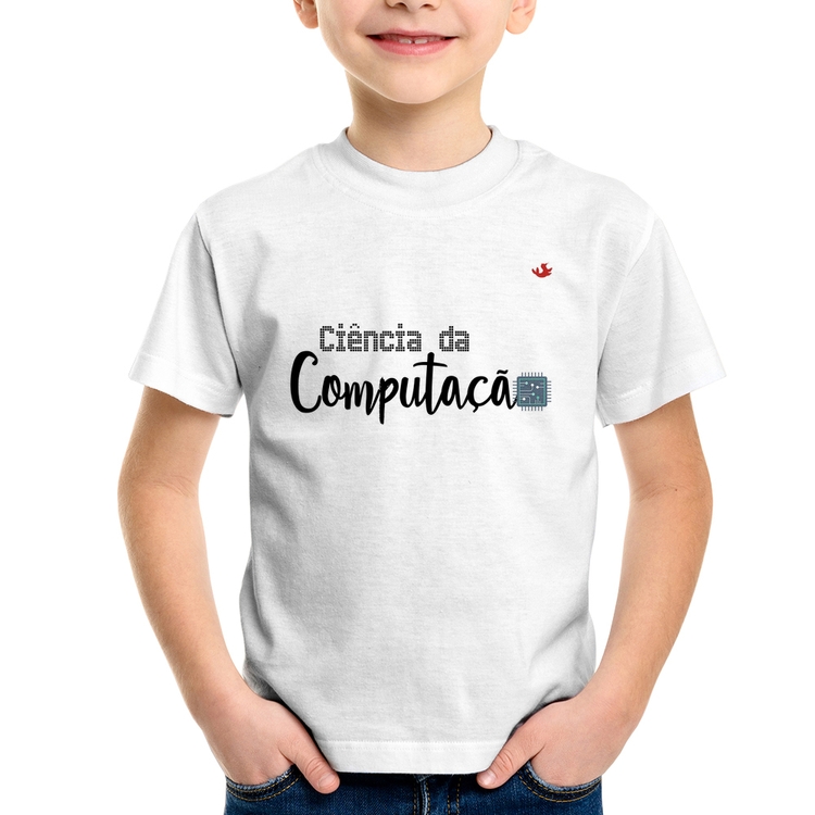 Camiseta Infantil Ciência da Computação
