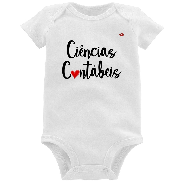 Body Bebê Ciências Contábeis por amor