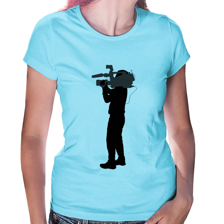 Baby Look Cameraman - Azul Bebê