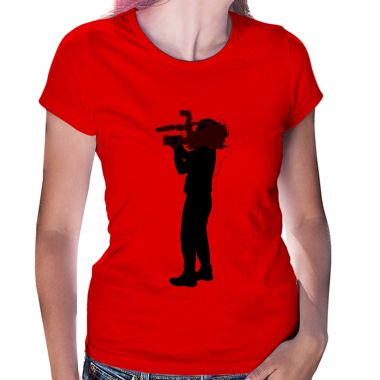 Baby Look Cameraman - Vermelha