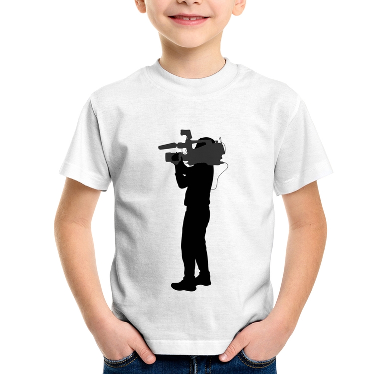 Camiseta Infantil Cameraman