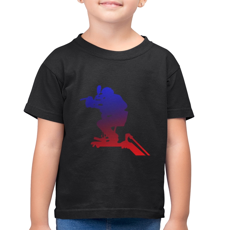 Camiseta Algodão Infantil Cinegrafista