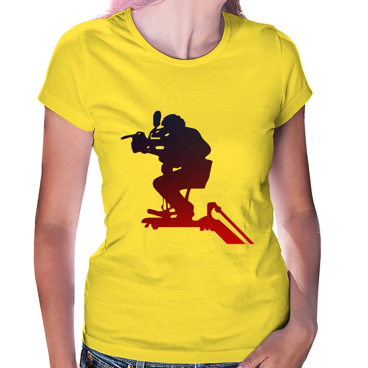 Baby Look Cinegrafista - Amarela