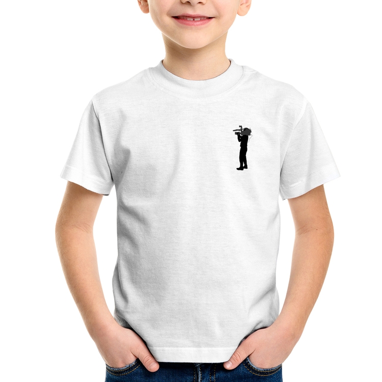 Camiseta Infantil Cinegrafista Cameraman
