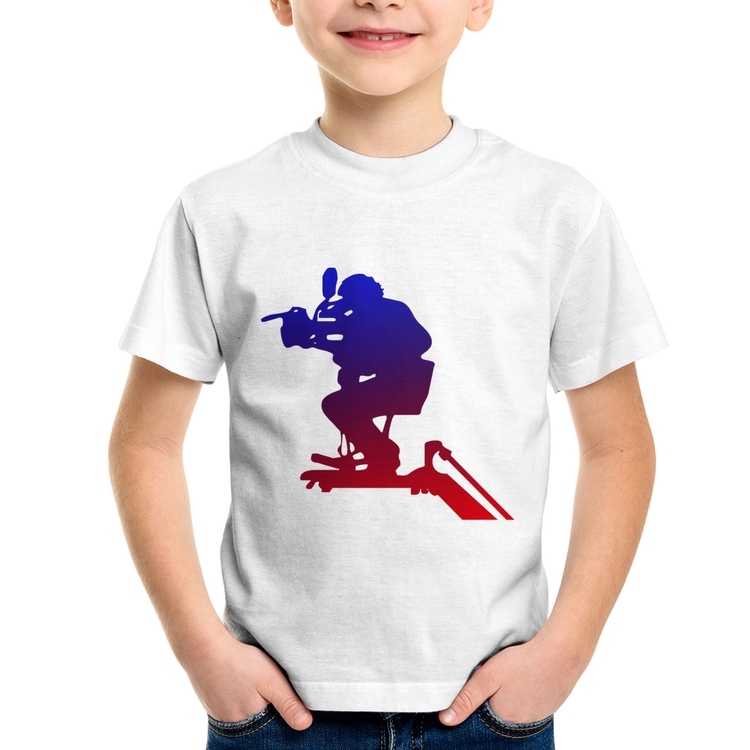 Camiseta Infantil Cinegrafista