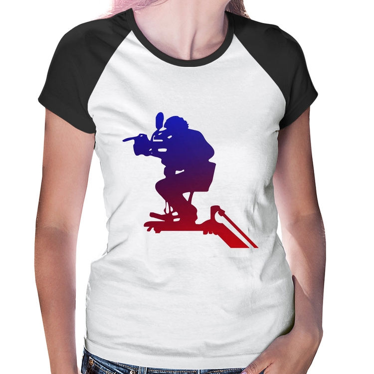 Baby Look Raglan Cinegrafista