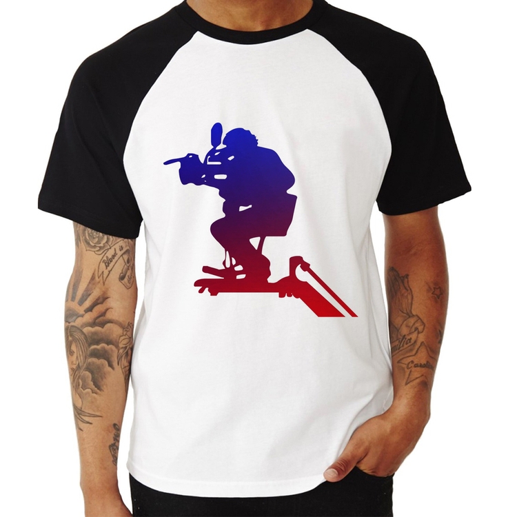 Camiseta Raglan Cinegrafista