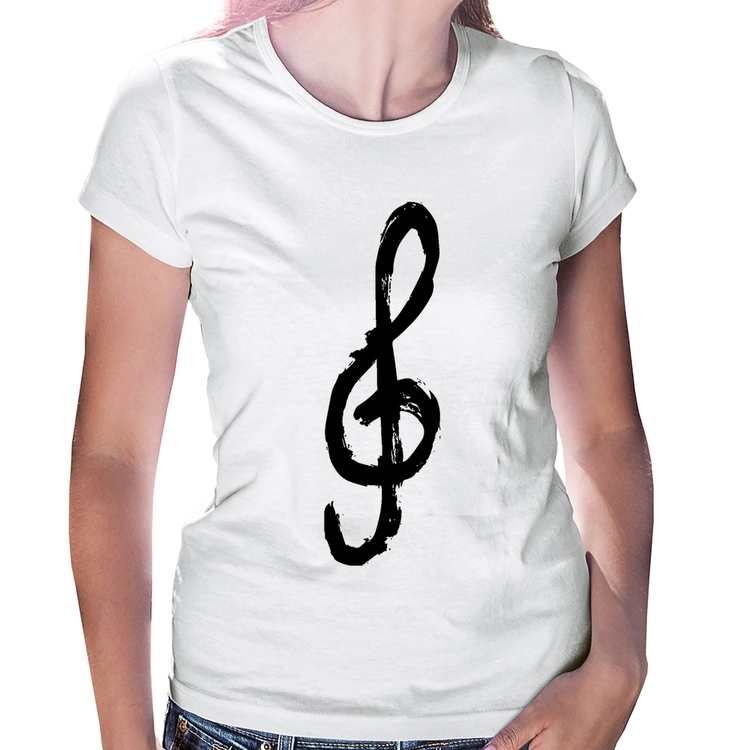 Baby Look Clave De Sol Arte