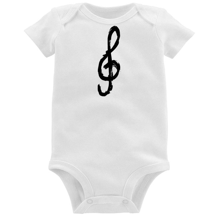 Body Bebê Clave De Sol Arte
