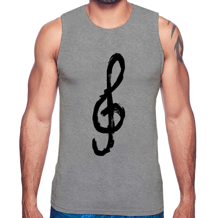 Regata Clave De Sol Arte - Cinza