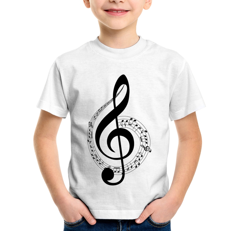 Camiseta Infantil Clave de Sol