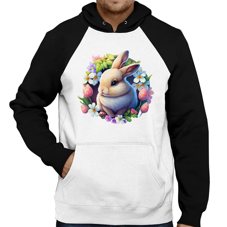 Moletom Coelhinho e flores