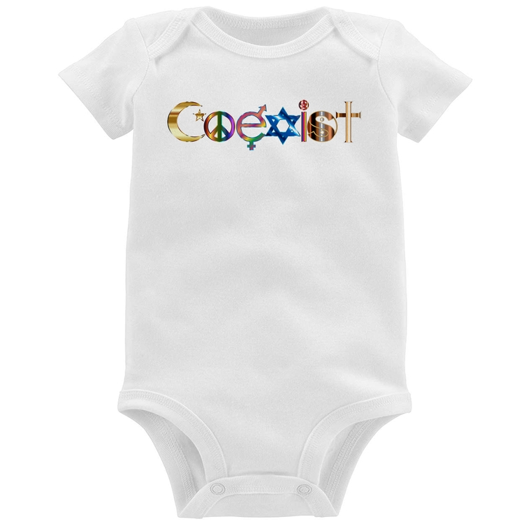 Body Bebê Coexistência Pacífica