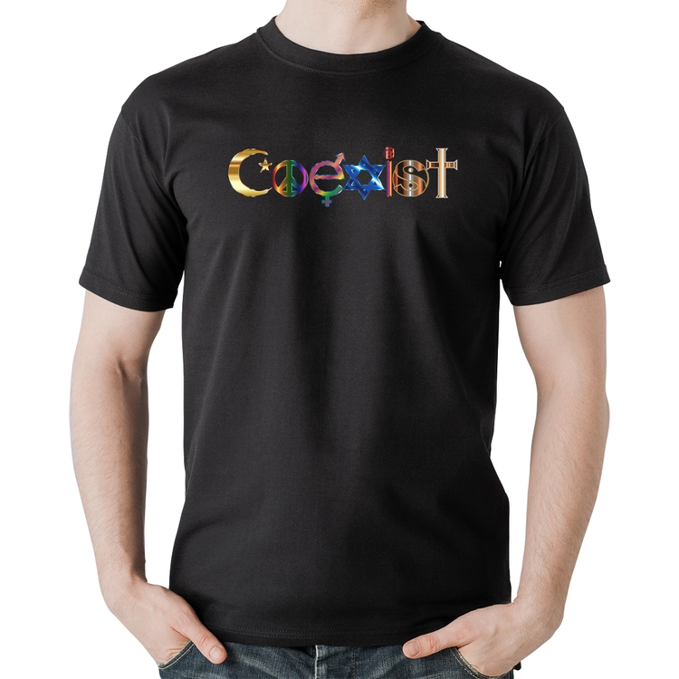 Camiseta Algodão Coexistência Pacífica