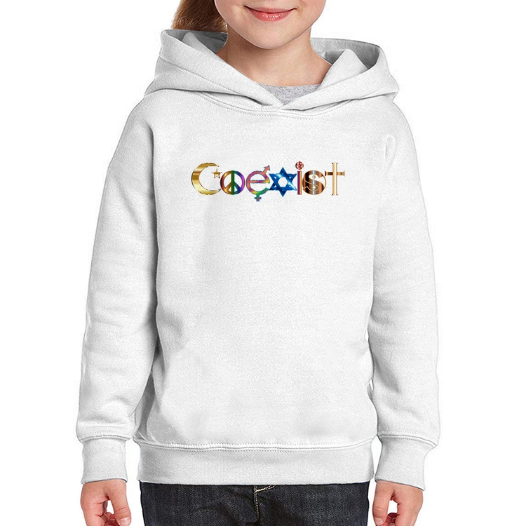 Moletom Infantil Coexistência Pacífica
