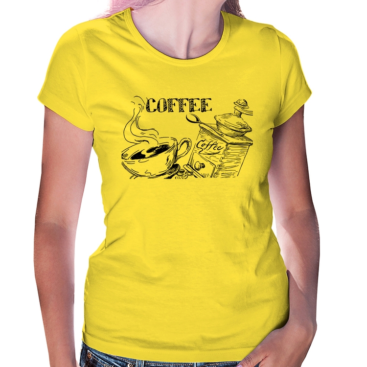 Baby Look Coffee - Amarela