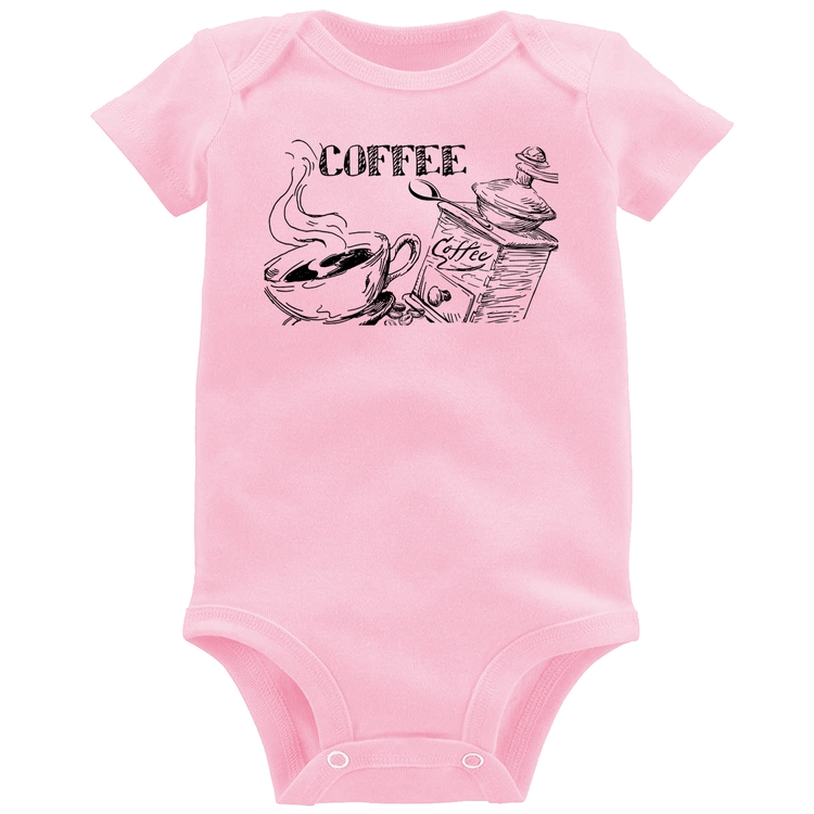 Body Bebê Coffee - Rosa Bebê