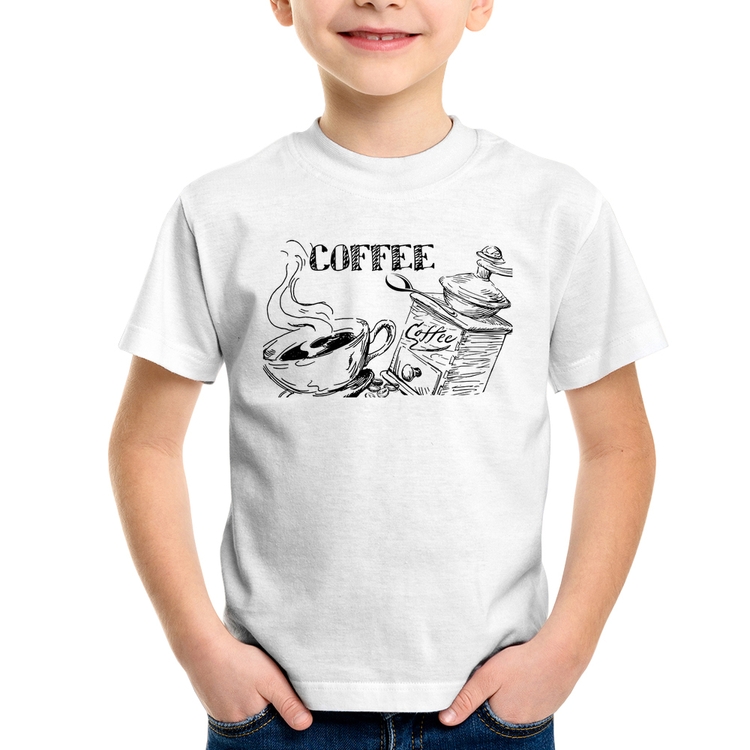 Camiseta Infantil Coffee