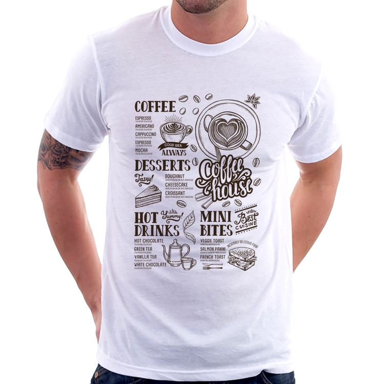 Camiseta Coffee House Vintage