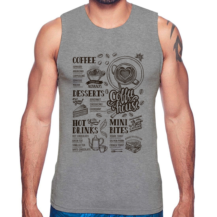 Regata Coffee House Vintage - Cinza