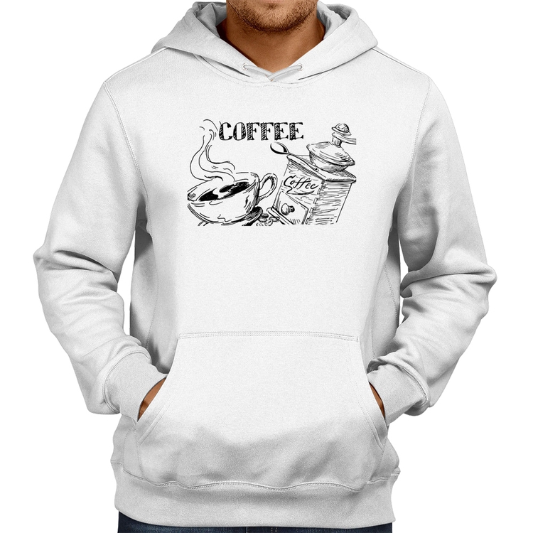 Moletom Coffee - Branco