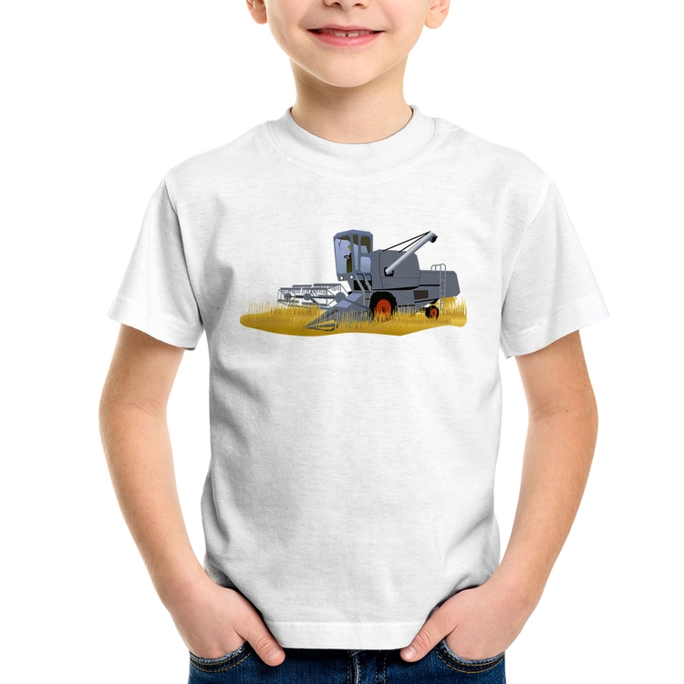 Camiseta Infantil Colheitadeira