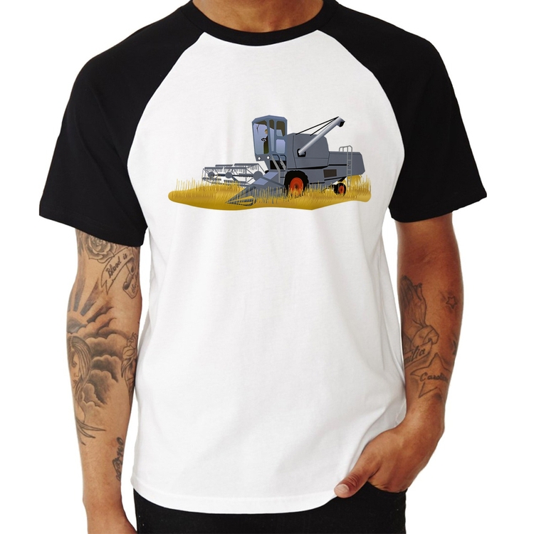 Camiseta Raglan Colheitadeira