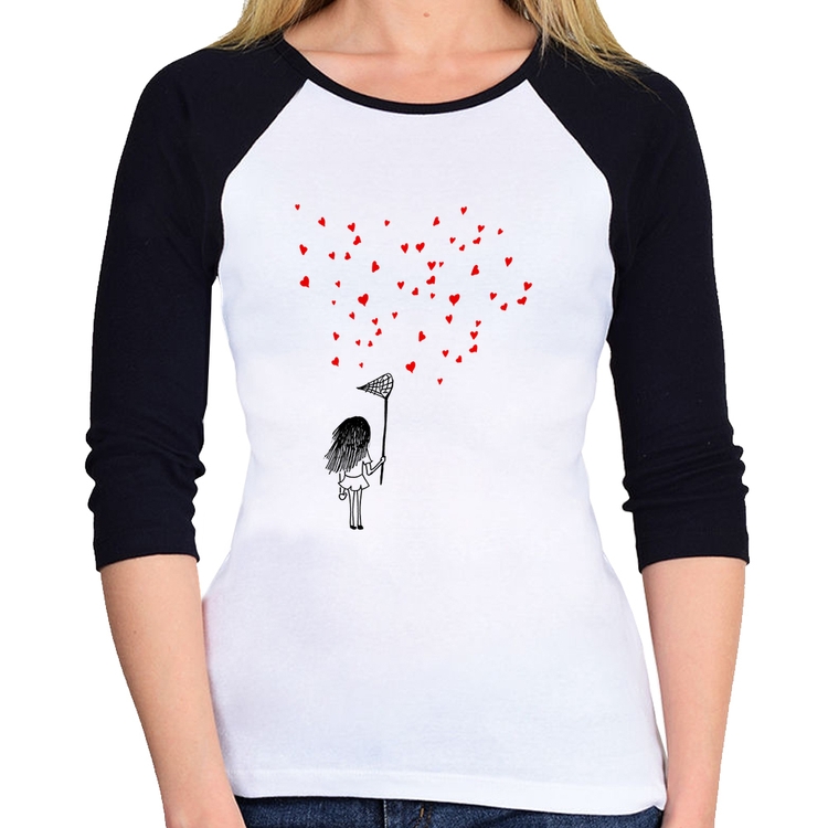 Baby Look Raglan Collect Hearts Manga 3/4
