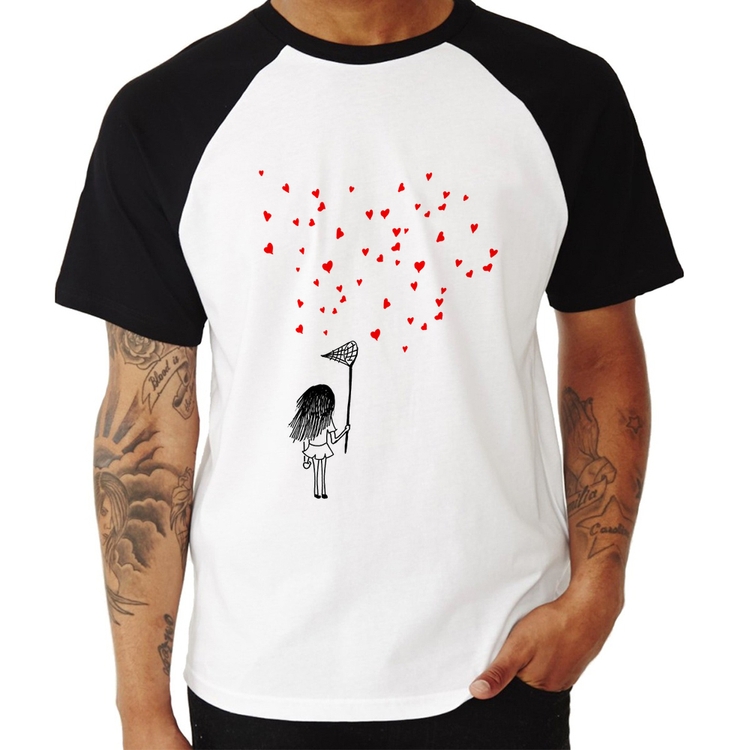 Camiseta Raglan Collect Hearts