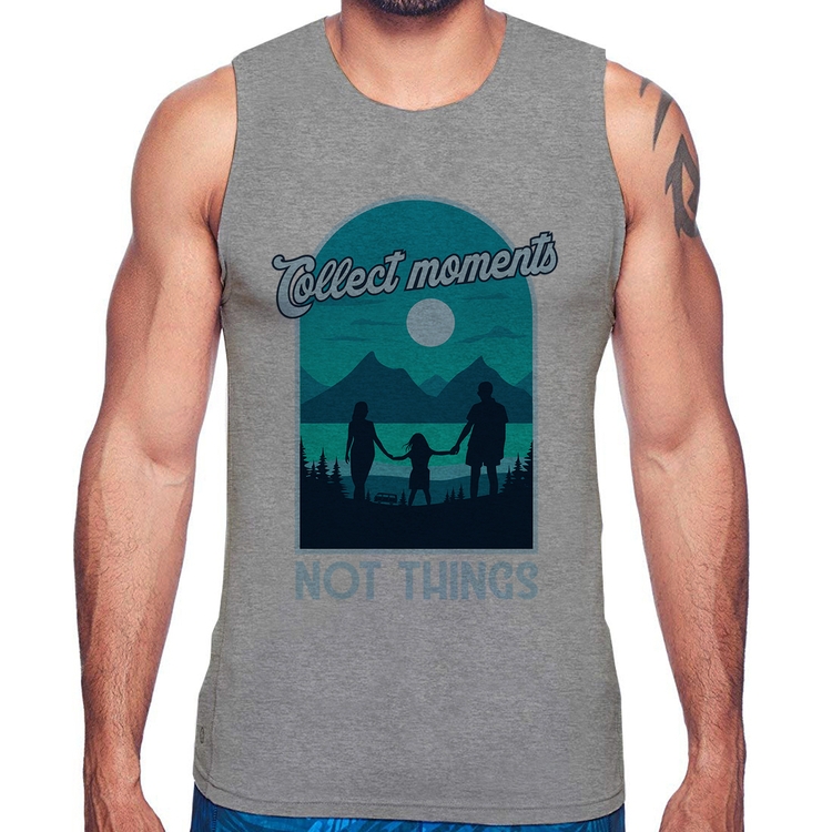 Regata Collect Moments Not Things - Cinza