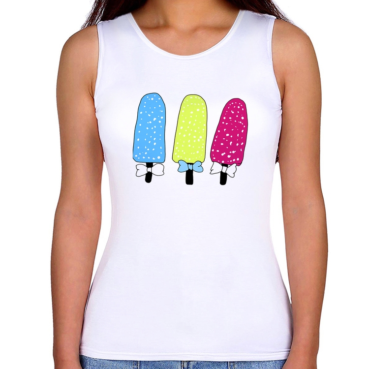 Regata Feminina Colorfull Icecreams