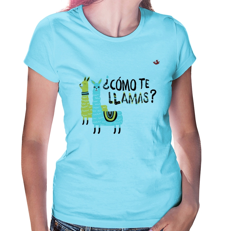 Baby Look ¿Como te llamas? - Azul Bebê