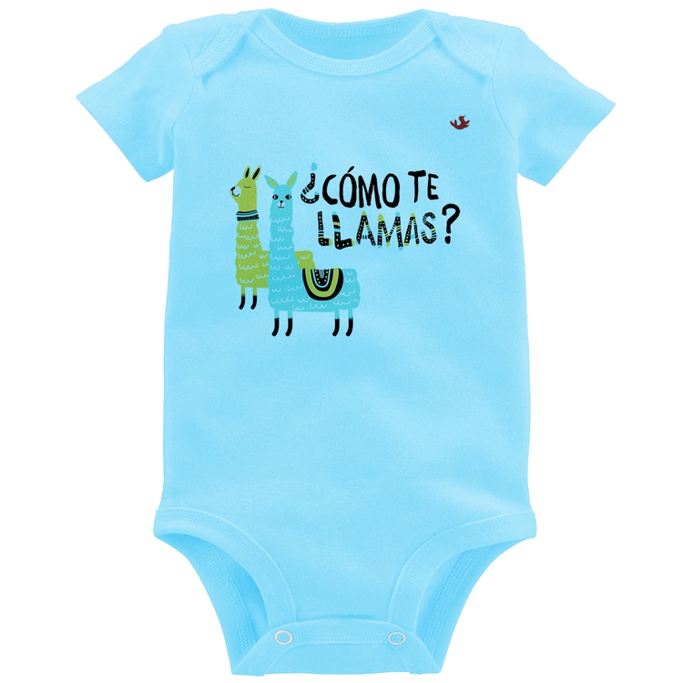 Body Bebê ¿Como te llamas? - Azul Bebê