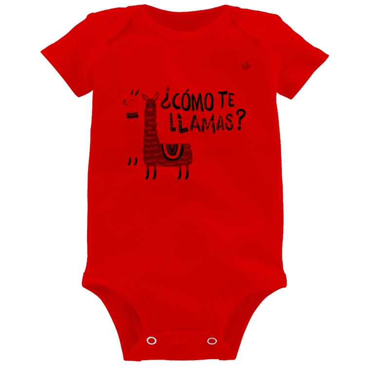 Body Bebê ¿Como te llamas? - Vermelho
