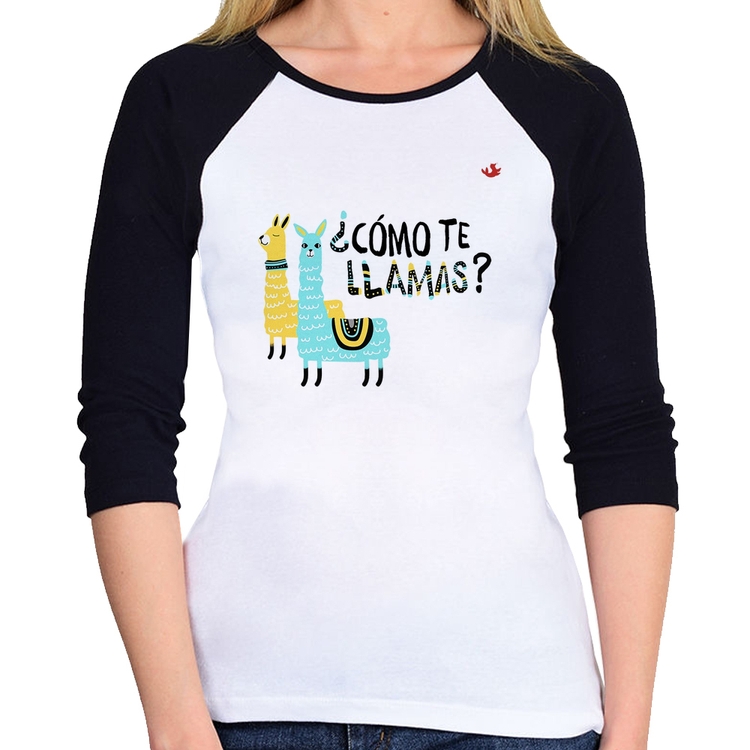 Baby Look Raglan ¿Como te llamas? Manga 3/4