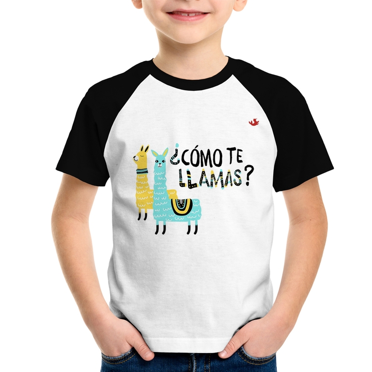 Camiseta Raglan Infantil ¿Como te llamas?