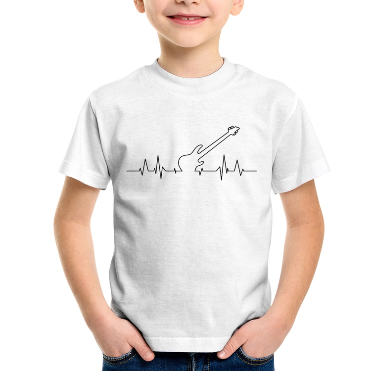 Camiseta Infantil Contra Baixo Batimentos Cardíacos