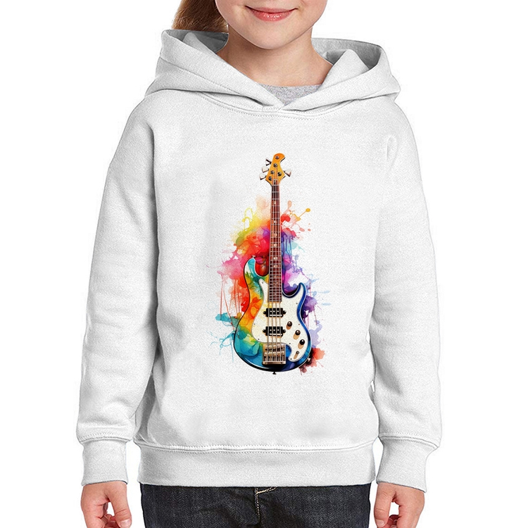 Moletom Infantil Contra Baixo Watercolor
