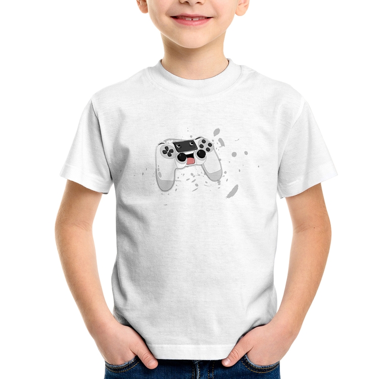 Camiseta Infantil Controle Carinha