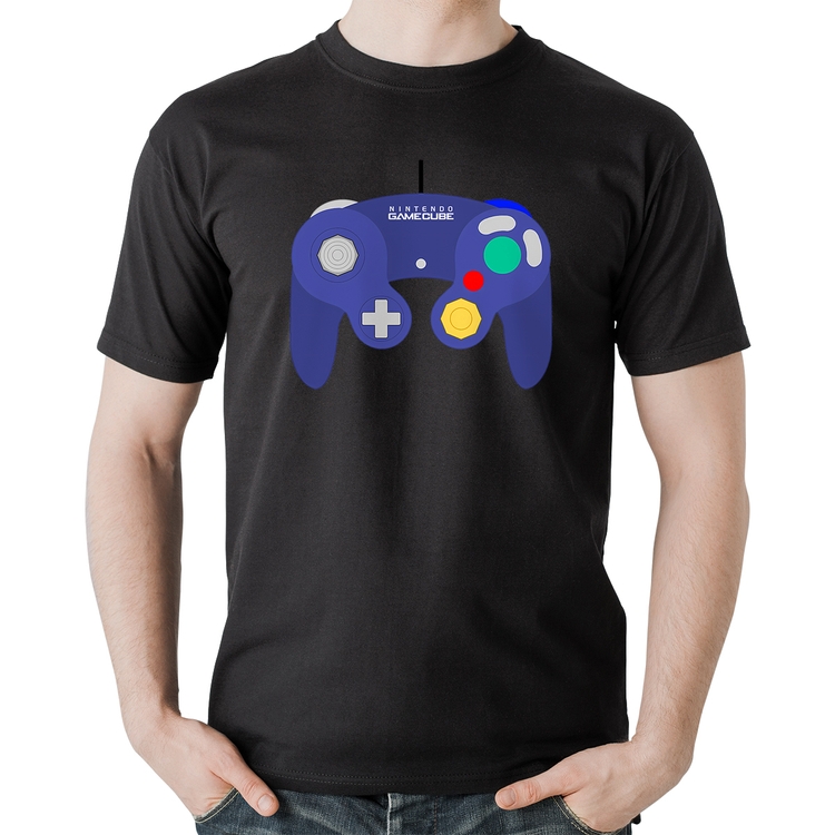 Camiseta Algodão Controle Retrô Vídeo Game Gamepad