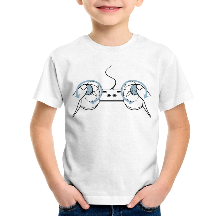 Camiseta Video Game Infantil