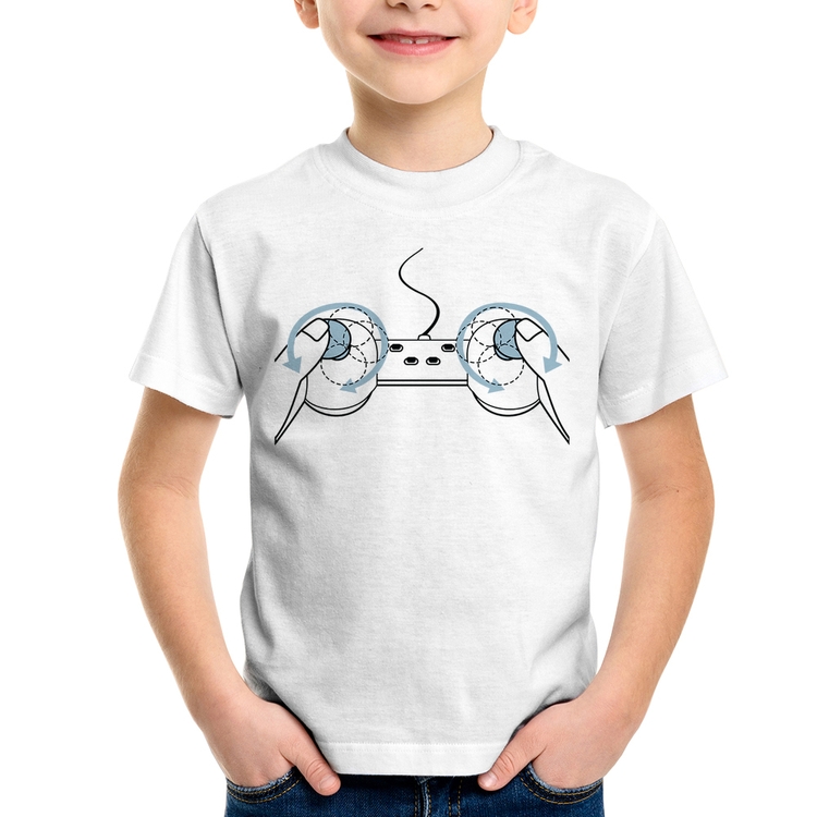 Camiseta Infantil Controle Seios
