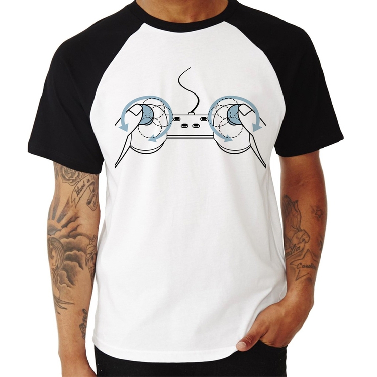 Camiseta Raglan Controle Seios